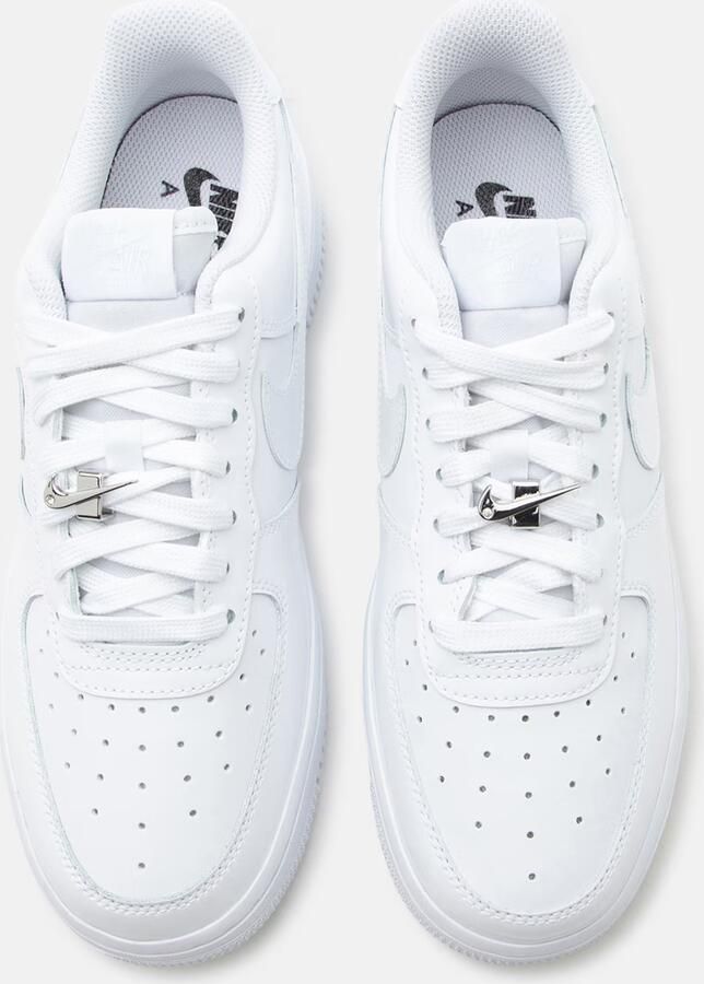 Nike Air Force 1 Low '07 Patent White Sneakers Unisex Wit - Foto 5