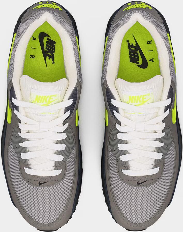 Nike Sportswear Sneakers laag 'Air Max 90' grijs donkergrijs lichtgroen - Foto 6
