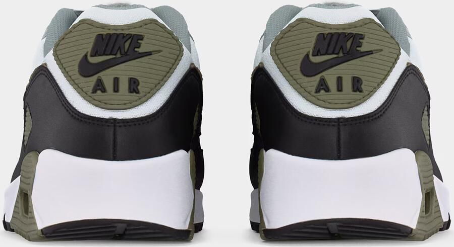 Nike Sportswear Sneakers laag 'AIR MAX 90' grijs olijfgroen zwart wit - Foto 7