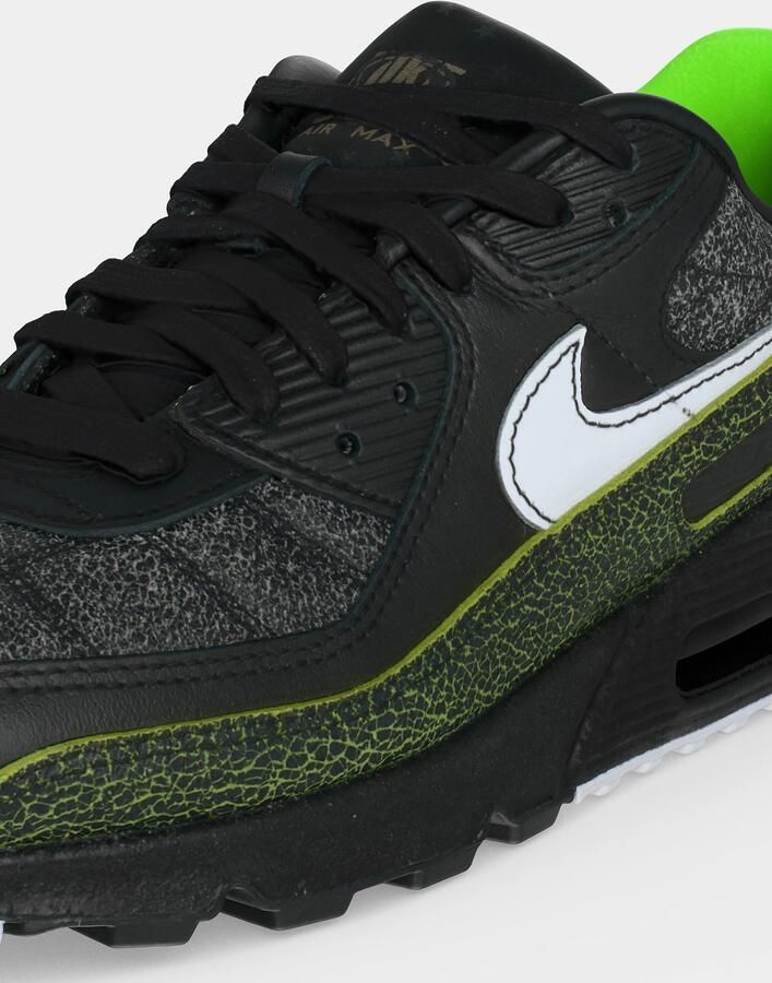 Nike Sportswear Sneakers laag 'AIR MAX 90' neongroen zwart zwart gemêleerd offwhite - Foto 3