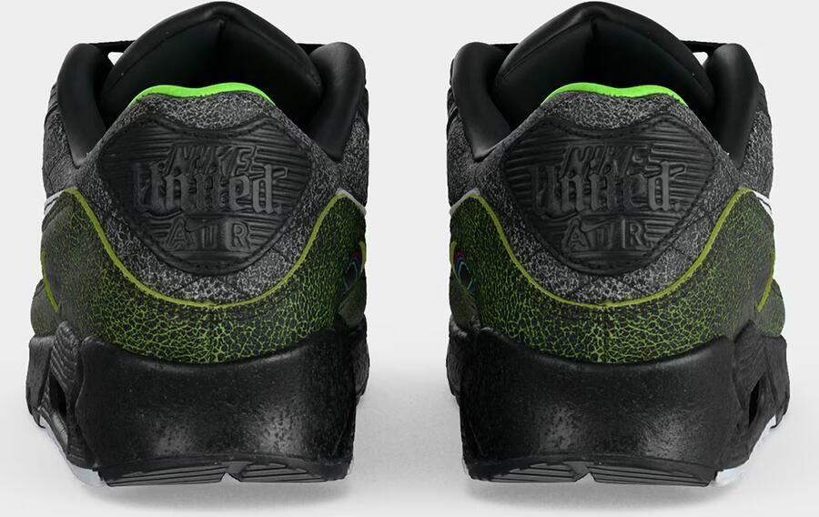 Nike Sportswear Sneakers laag 'AIR MAX 90' neongroen zwart zwart gemêleerd offwhite - Foto 4