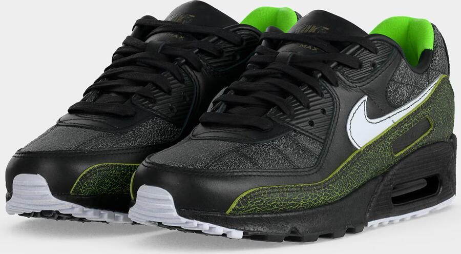 Nike Sportswear Sneakers laag 'AIR MAX 90' neongroen zwart zwart gemêleerd offwhite - Foto 5