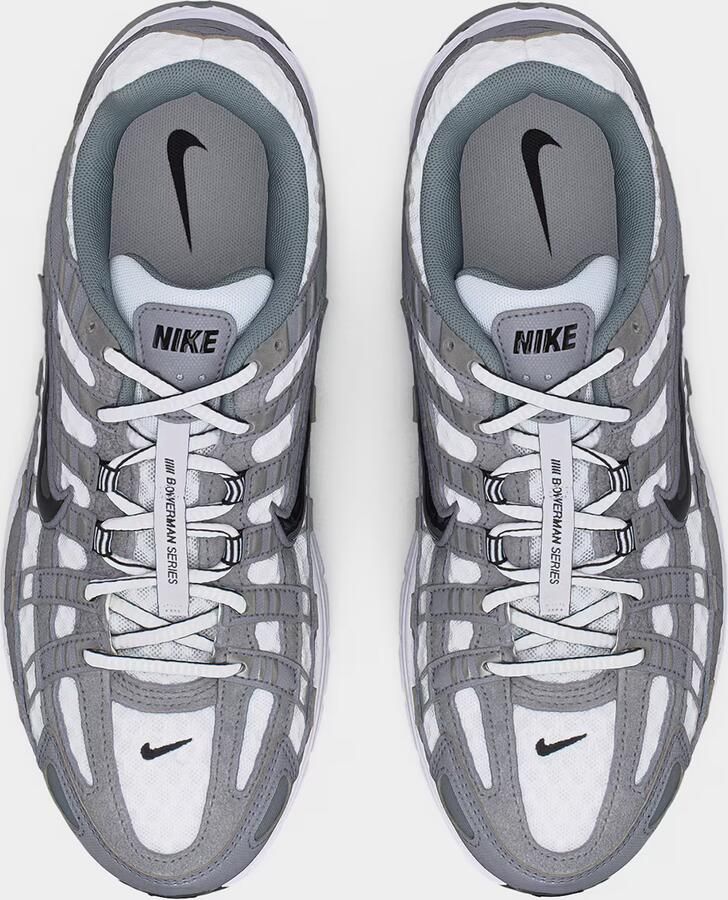 Nike P-6000 White Metallic Cool Grey Black Sneakers Unisex Zwart Wit Grijs - Foto 3