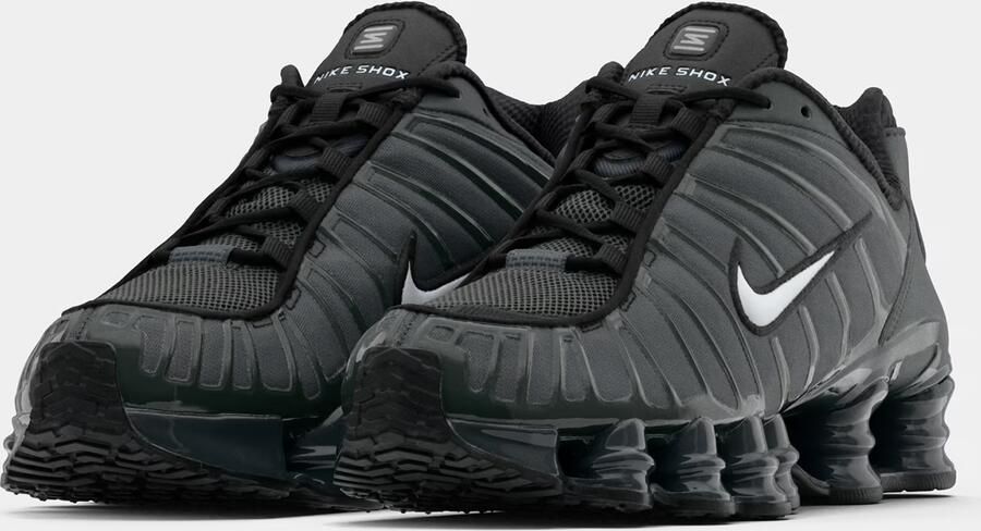 Nike Sportswear Sneakers laag 'SHOX TL SE' antraciet zwart wit - Foto 7