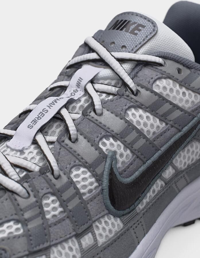 Nike P-6000 BG Sneakers White Black-Mtlc Cool Grey Wit Zwart Grijs Retro Running Lifestyle - Foto 5