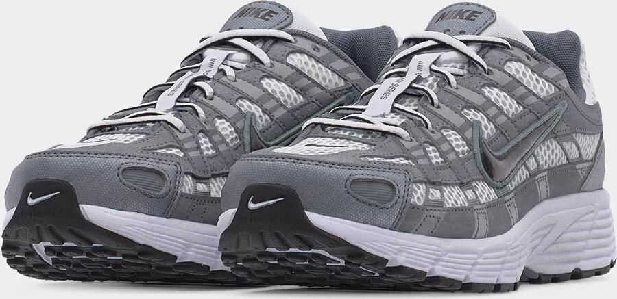 Nike P-6000 BG Sneakers White Black-Mtlc Cool Grey Wit Zwart Grijs Retro Running Lifestyle - Foto 6