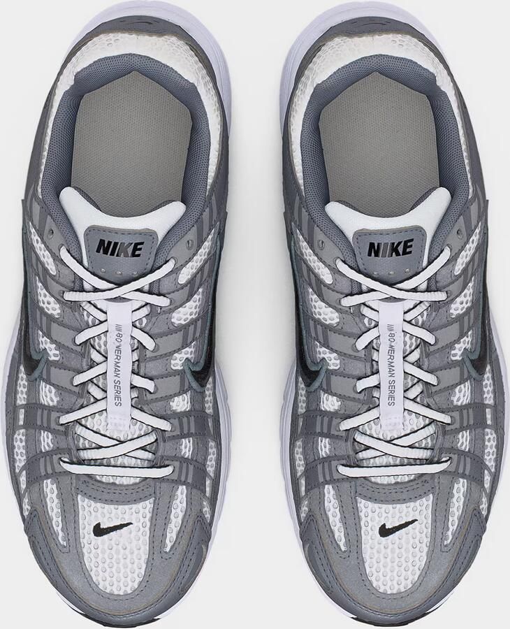 Nike P-6000 BG Sneakers White Black-Mtlc Cool Grey Wit Zwart Grijs Retro Running Lifestyle - Foto 4