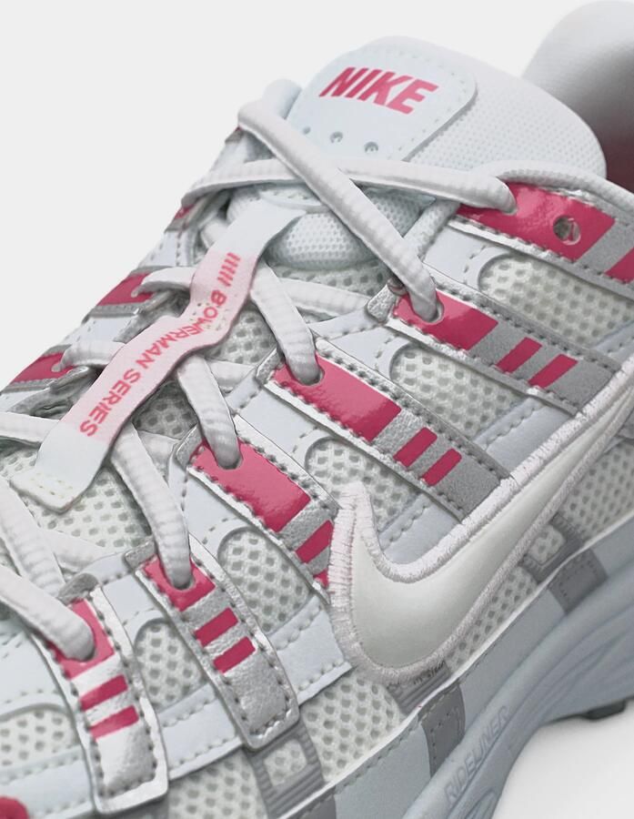 Nike Sportswear Sneakers 'P-6000' grijs donkerroze zilver wit - Foto 5