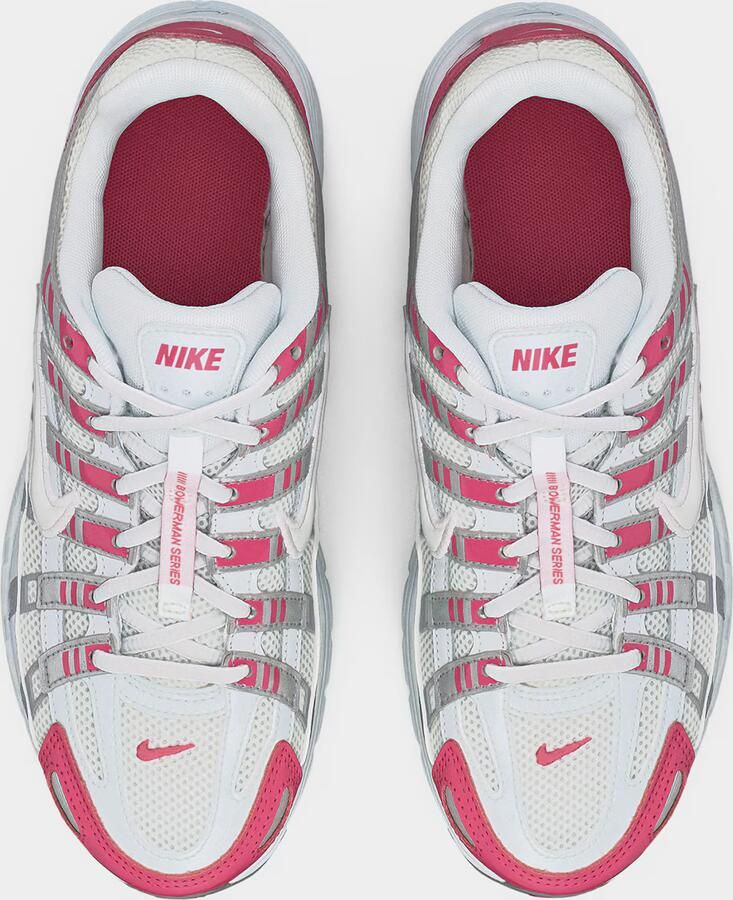 Nike Sportswear Sneakers 'P-6000' grijs donkerroze zilver wit - Foto 4
