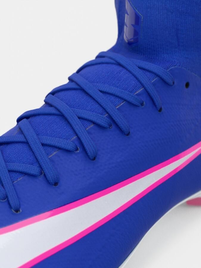 Nike High-top voetbalschoenen (stevige ondergrond) Mercurial Superfly 10 Pro Blauw- Heren Blauw - Foto 4