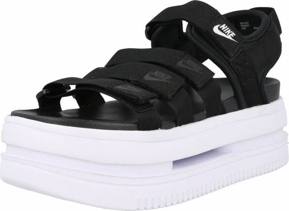 Nike Icon Classic Slippers voor dames Black White White Dames - Foto 5