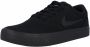 Nike SB Chron 2 Canvas Skateschoen Black Black Black Heren - Thumbnail 4