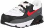 Nike Air Max 90 Leather Baby's White Iron Grey Black University Red Kind White Iron Grey Black University Red - Thumbnail 3