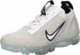 Nike 2021 Flyknit Lage Sneaker Wit Zwart Zilver Gray - Thumbnail 4