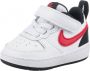Nike Court Borough Low 2 TDV Sneakers White University Red Black Kinderen - Thumbnail 5