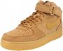 Nike Air Force 1 Mid '07 Basketball Schoenen flax wheat gum light brown black maat: 42.5 beschikbare maaten:41 42.5 43 44 45 46 - Thumbnail 4