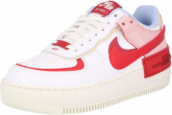Nike Air Force Shadow sneakers wit rood roze - Schoenen.nl