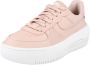 Nike Air Force 1 PLT.AF.ORM sneakers oudroze roze wit - Thumbnail 3