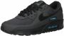 Nike Air Max 90 Dark Smoke Grey Laser Blue - Thumbnail 2