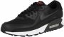 Nike Air Max 90 Heren Black University Red White Dark Smoke Grey Heren - Thumbnail 2