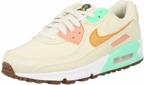 Nike Air Max 90 LX Sneakers Unisex (Happy Pineapple) Coconut Milk Metallic Gold - Foto 4
