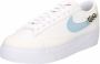 Nike W Blazer Low Platform Se Nn White Boarder Blue Pink Oxford Schoenmaat 37 1 2 Sneakers DJ6376 100 - Thumbnail 2