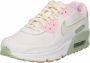 Nike Air Max 90 LTR leren sneakers ecru roze lichtgroen - Thumbnail 4