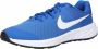 Nike Kids Nike Revolution 6 Hardloopschoenen voor kids(straat) Game Royal Black White Kind - Thumbnail 4