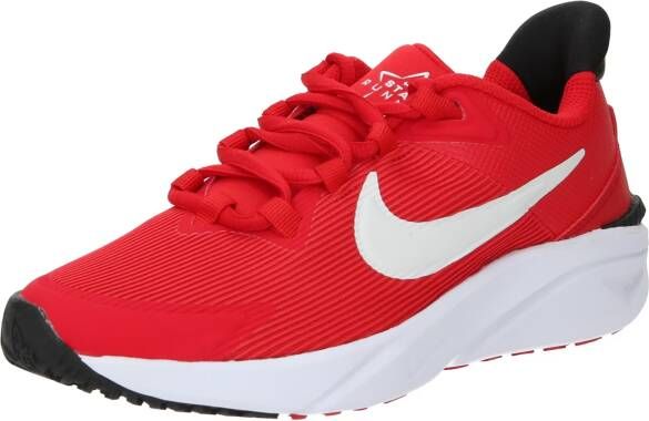 Nike star runner 4 hardloopschoenen rood wit kinderen - Foto 6