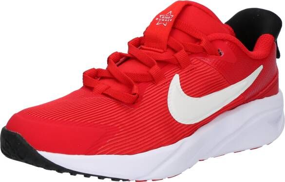 Nike star runner 4 hardloopschoenen rood wit kinderen - Foto 4