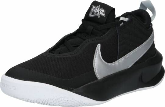 Nike Team Hustle D 10 (Ps) Black Metallic Silver-Volt-White Basketballschoes pre school CW6736-004 - Foto 6