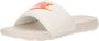 Nike Flexibele rubberen slippers met gestructureerd voetbed White - Thumbnail 3