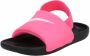 Nike Kawa Slipper voor baby's peuters Digital Pink Black White - Thumbnail 6
