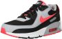 Nike Air Max 90 LTR Kinder Sneakers Zwart Grijs Rood - Thumbnail 2