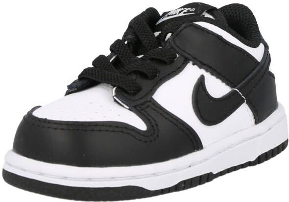 Nike Dunk Low Black White 'Panda' CW1589-100 zwart wit kinder sneakers laag elastiek veters instappers - Foto 8