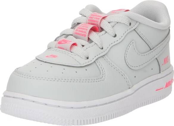 Nike Air Force 1 LV8 3 sneakers lichtgrijs rood