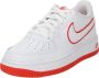 Nike Air Force 1 (gs) Basketball Schoenen white white picante red maat: 37.5 beschikbare maaten:36.5 37.5 38.5 35.5 - Thumbnail 2