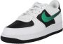 Nike Kinderschoenen Force 1 LV8 2 White Black Malachite Stadium Green White Black Malachite Stadium Green - Thumbnail 3