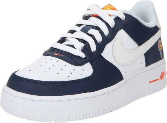 Nike Air Force 1 Low Lv8 Bg (gs) Basketball Schoenen midnight navy white blue tint maat: 37.5 beschikbare maaten:36.5 37.5 38.5 - Foto 2
