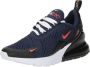 Nike Kinderschoenen Air Max 270 Midnight Navy Black Summit White Picante Red Midnight Navy Black Summit White Picante Red - Thumbnail 2