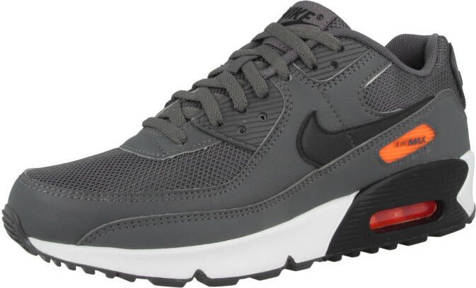 Nike AIR MAX 90 GS Unisex Sneakers Iron Grey Black Orange - Foto 2