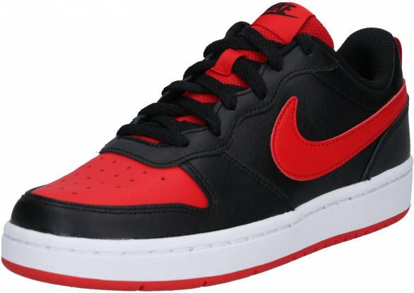 Nike Court Borough Low 2 (GS) leren sneaker zwart rood - Foto 14