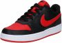 Nike Court Borough Low 2 (GS) leren sneaker zwart rood - Thumbnail 5