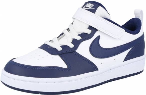 Nike Court Borough Low 2 (GS) leren sneaker wit kobaltblauw donkerblauw - Foto 2