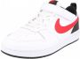 Nike Court Borough Low 2 (GS) sneakers wit rood zwart - Thumbnail 8