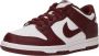 Nike Dunk Low GS Redwood Sneakers Unisex Wit Bordeaux - Thumbnail 2