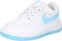 Nike Kleuterschoenen Force 1 Low EasyOn White White Aquarius Blue White White Aquarius Blue - Thumbnail 3