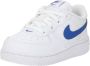Nike Force 1 Low Kinder Sneaker Wit Blauw Doos zonder deksel - Thumbnail 1