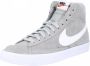 Nike Blazer Mid Suede Heren Light Smoke Grey White Black White Heren - Thumbnail 2