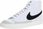 Nike Blazer Mid '77 (gs) Basketball Schoenen white black total orange maat: 40 beschikbare maaten:36.5 37.5 38.5 40 - Thumbnail 4